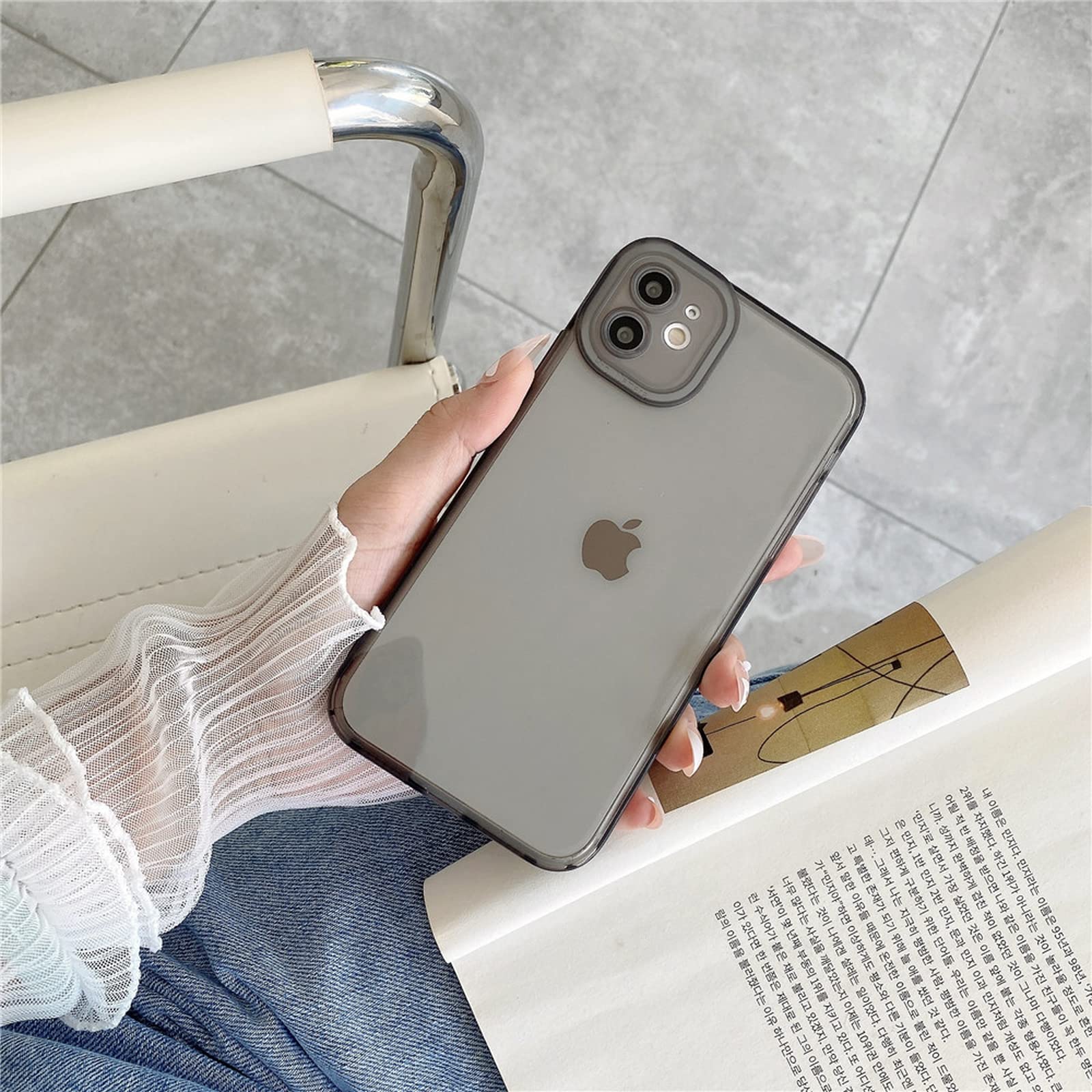 Amazon.co.jp: For アイフォンレトロなカラフルなブラウングリーン